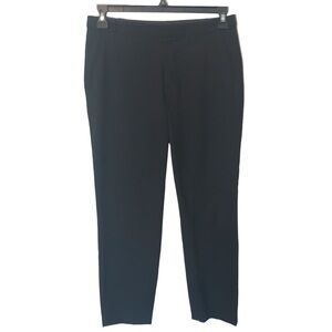 Zara Size Medium Black Twee Cropped Dress Pants